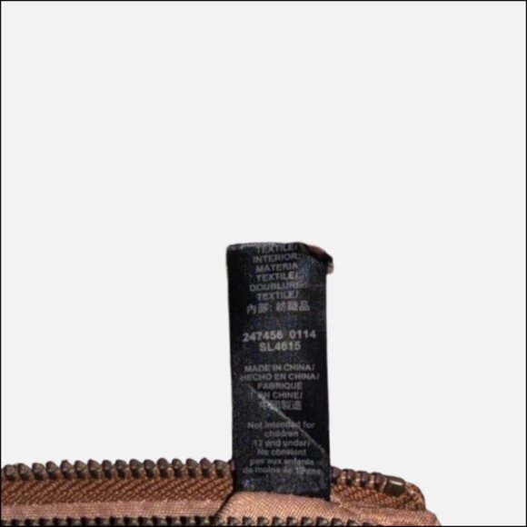 🗝Fossil Explorer Tan Leather Front Colored Stitch Accent Clutch Wallet YKK Zips - Picture 14 of 14